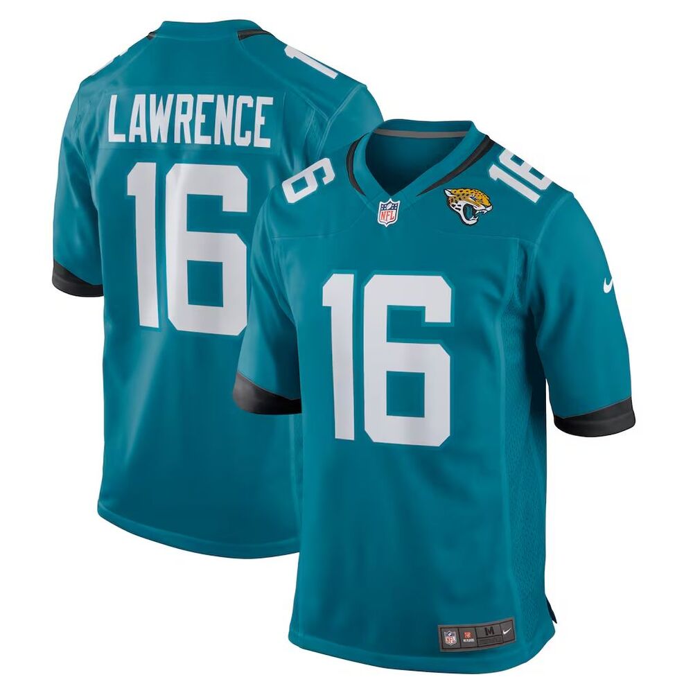 Youth Jacksonville Jaguars Trevor Lawrence #16 Nike Game Jersey Size XL